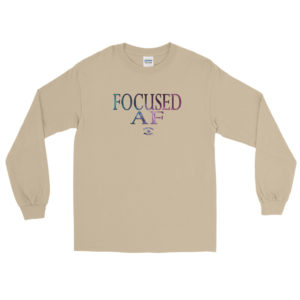 Focused AF Men’s Long Sleeve Shirt - Image 19